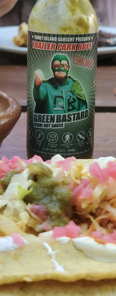 Trailer Park Boys Green Bastard Hot Sauce – Jalapeño Verde 5oz
