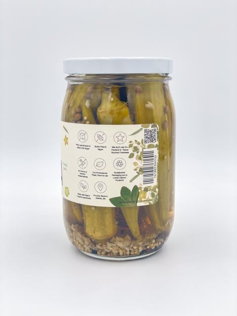 Southern Pickled Okra: Perfect for Snacks and Cocktails