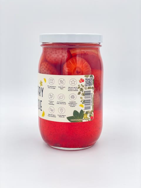 The Pickled Strawberry Lemonade - Sweet & Tangy Concentrate Flavors
