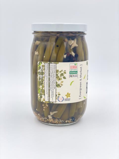 The Pickled Green Beans - Crisp, Tangy Flavor
