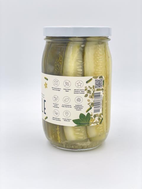 Dill Pickle Spears Crunch Flavor for Snacking and Meal Enhancements
