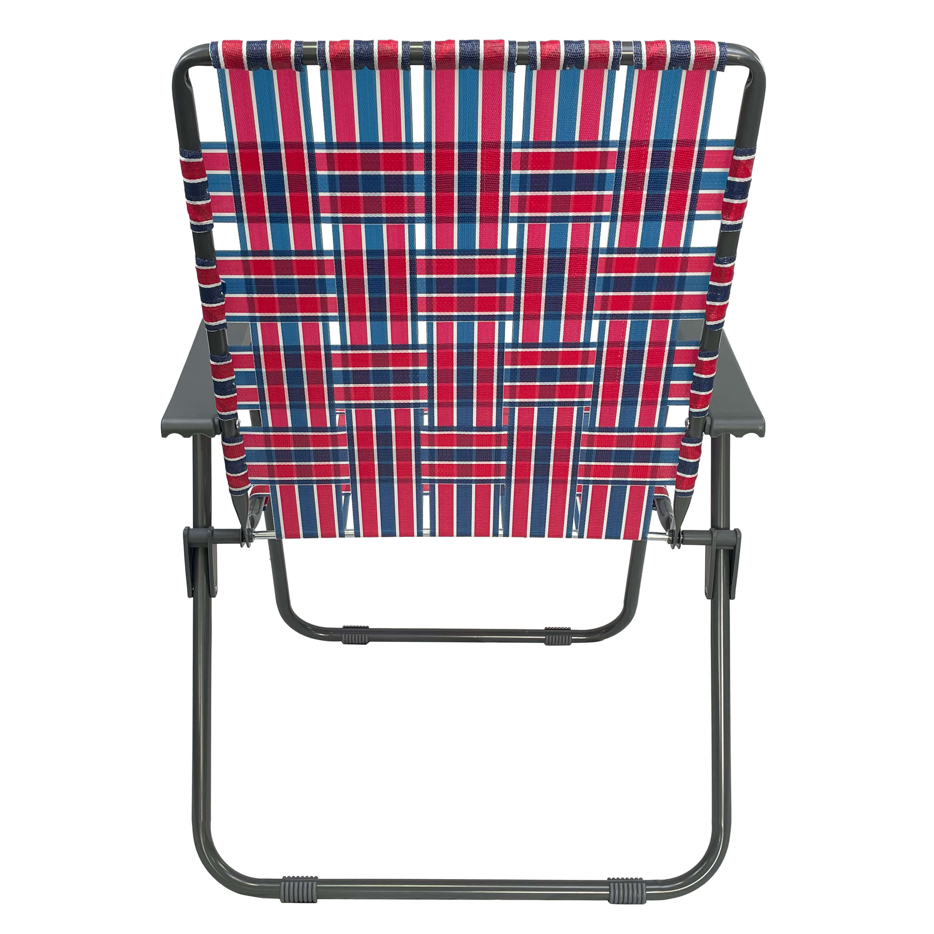 Retro Camp Chair - Red/Blue