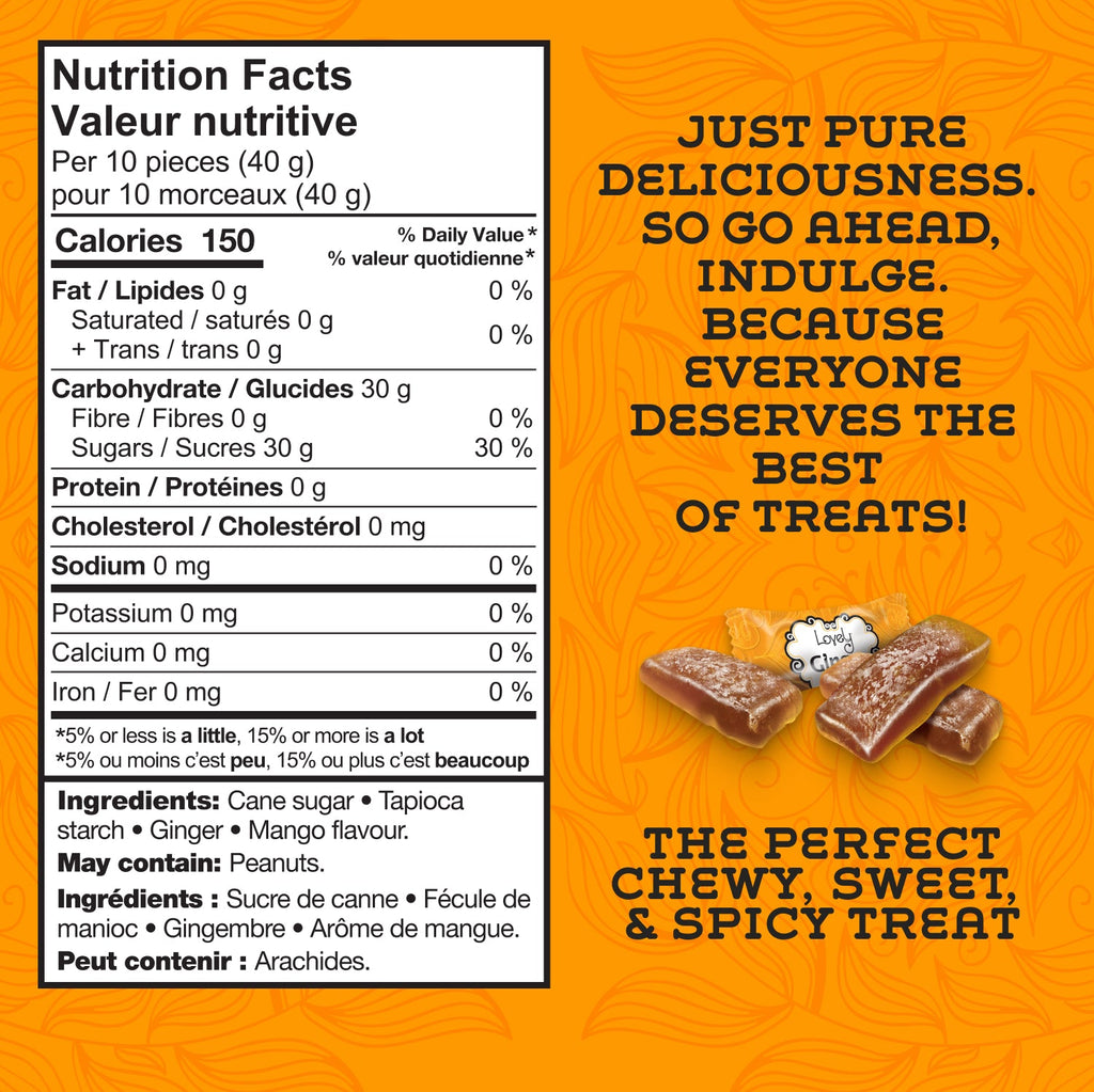 Mango Ginger Chews
